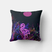 ダンスパーティーでファルミンゴ。 クッション (裏面)