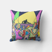 ダンスパーティーの枕 クッション (裏面)