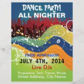ダンスパーティーオールナイトフライヤー チラシ (裏面)