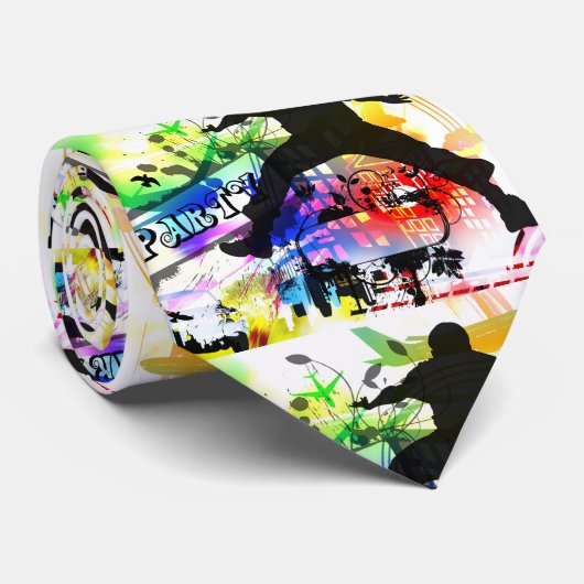 ダンスパーティーグラフィティ ネクタイ (ロール)