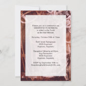 ダンスパーティーバルミツワー招待状 招待状 (裏面)