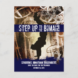 ダンスパーティーバー(ユダヤ教の)バル・ミツバー保存日 案内ポストカード