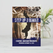 ダンスパーティーバー（ユダヤ教の）バル・ミツバー招待状 招待状 (スタンド正面)