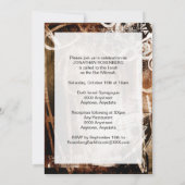 ダンスパーティーバー（ユダヤ教の）バル・ミツバー招待状 招待状 (裏面)