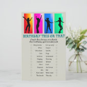 ダンスパーティー誕生日このゲームまたはそのゲーム (スタンド正面)