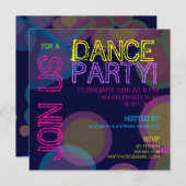 ダンスパーティー!招待状 招待状 (正面/裏面)