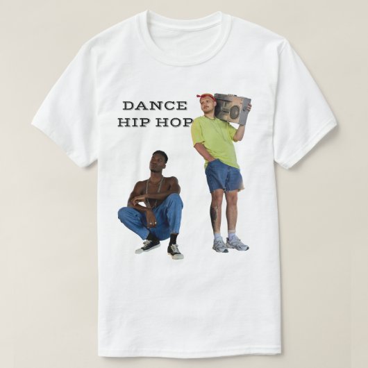 ダンスヒップホップ Tシャツ (デザイン正面)