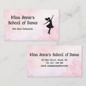 ダンスビジネスカード 名刺 (正面/裏面)