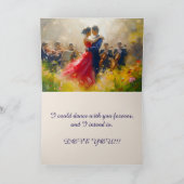 ダンスフォーエバーニバーサリーカード カード (内部)