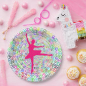 ダンスフォーピース紙プレート ペーパープレート (パーティー)