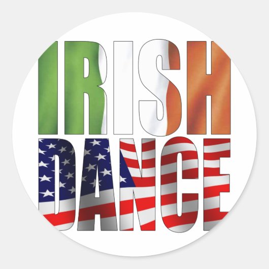 ダンスフラグ ラウンドシール (正面)