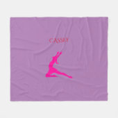 ダンスフリースブランケット。 フリースブランケット (正面(横))