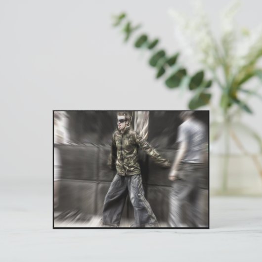 ダンスフロアちらっと#32はがき ポストカード (スタンド正面)