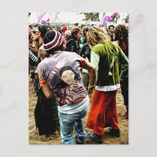 ダンスフロアちらっと#34はがき ポストカード (正面)