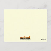 ダンスフロアの垣間葉書 ポストカード (裏面)