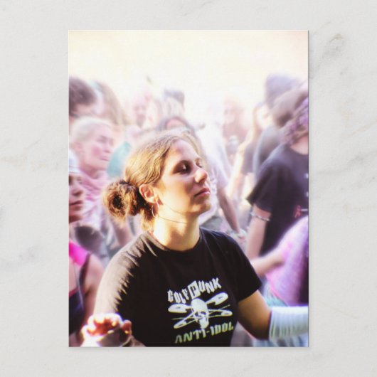 ダンスフロアの垣間葉書 ポストカード (正面)