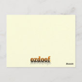 ダンスフロアの垣間葉書 ポストカード (裏面)