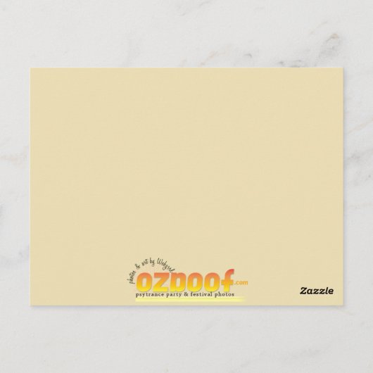 ダンスフロアの断片シリーズ ポストカード (裏面)