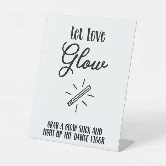 ダンスフロアの看板を照らす 台座サイン (正面)