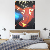 ダンスフロアディバサマーバケーションアート キャンバスプリント (インサイチュ (寝室))