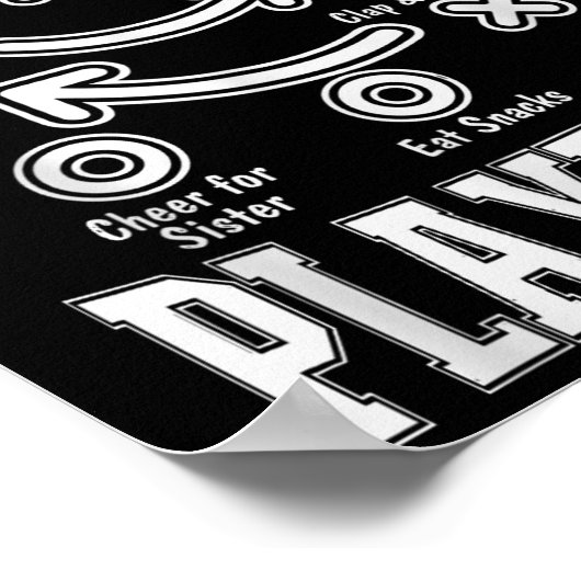 ダンスブラザープレイブックコンポおもしろい踊り誇りを持ったダ ポスター (角)