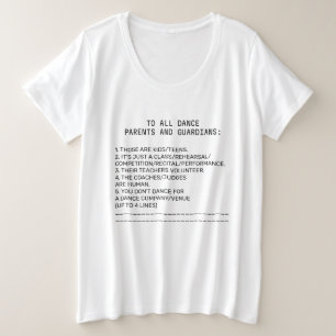 ダンスペアレントバナナ プラスサイズTシャツ