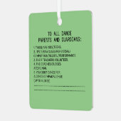 ダンスペアレントリマインダーシープセージ メタルオーナメント (正面左)