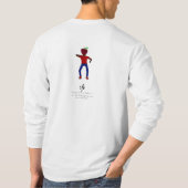 ダンスペアレントリマインダーAppleユニセックス長袖 Tシャツ (裏面)