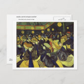 ダンスホールインアルルヴァンゴッホファインアート ポストカード (正面/裏面)