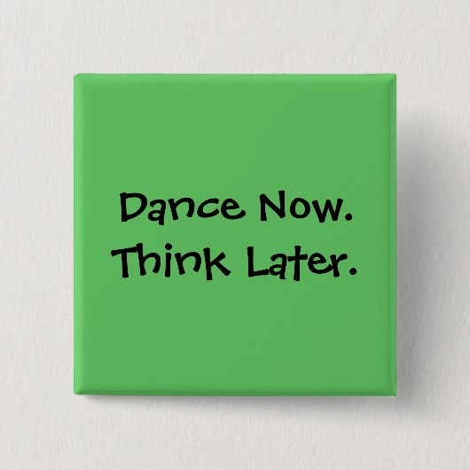 ダンスボタン 缶バッジ (正面)