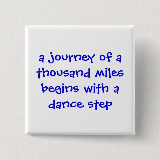 ダンスボタン 缶バッジ (正面)