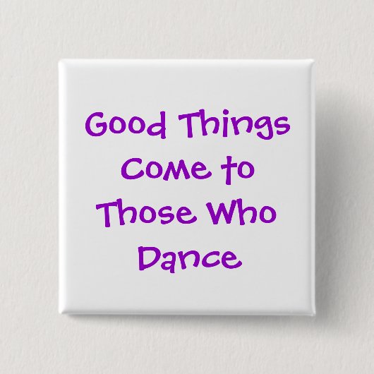 ダンスボタン 缶バッジ (正面)