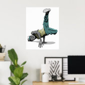 ダンスポーズポスターを壊す ポスター (ホームオフィス)