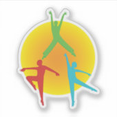 ダンスポーズ シール (正面)