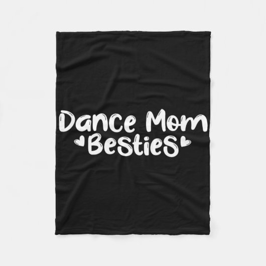 ダンスママベスティスシャツ踊り最高の友人マチ フリースブランケット (正面)