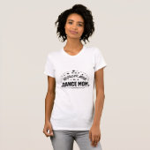 ダンスママ用スリムフィットTシャツ Tシャツ (正面フル)