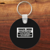 ダンスママ発表（白） キーホルダー (正面)