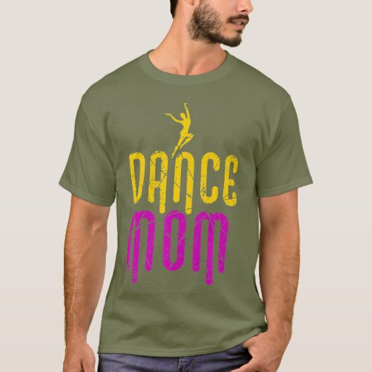 ダンスママ踊りモンマイマザーディスコプレミアム Tシャツ (正面)