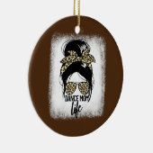 ダンスマムライフメッシーブンバレリーナマムギフトダンス セラミックオーナメント (右)