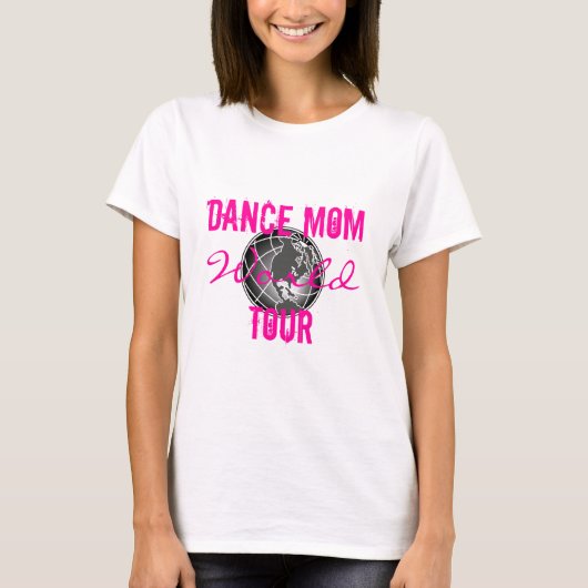ダンスマムワールドツアーとバック詳細 Tシャツ (正面)