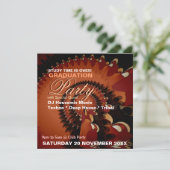 ダンスミュージック卒業特別パーティの招待状 招待状 (スタンド正面)