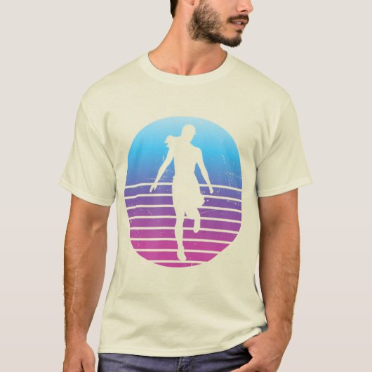 ダンスメルボルンシャッフルガールシャッフルダンス Tシャツ (正面)