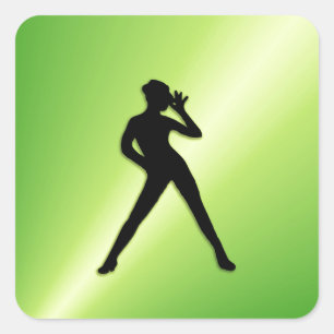 ダンスモダングリーン スクエアシール