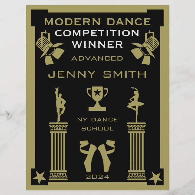 ダンスモダンコンペティション優勝 (正面)