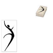 ダンスモダン女性ラバーアートスタンプ ラバースタンプ (押印)