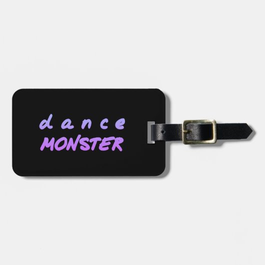 ダンスモンスター ラゲッジタグ (正面横)