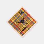 ダンスライクピートモンドリアンアモダンート スタンダードカクテルナプキン (角)