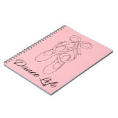 ダンスライフスパイラルノート ノートブック (左側)