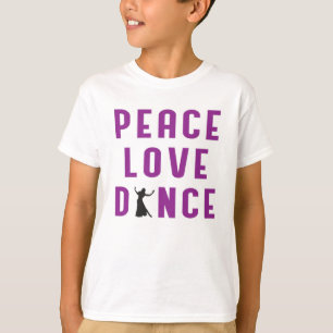 ダンスラブ踊りパーティースポーツダンサーおもしろいギフト Tシャツ