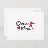 ダンスラブ踊りパーティースポーツダンサーギフトアイディア ポストカード (正面/裏面)